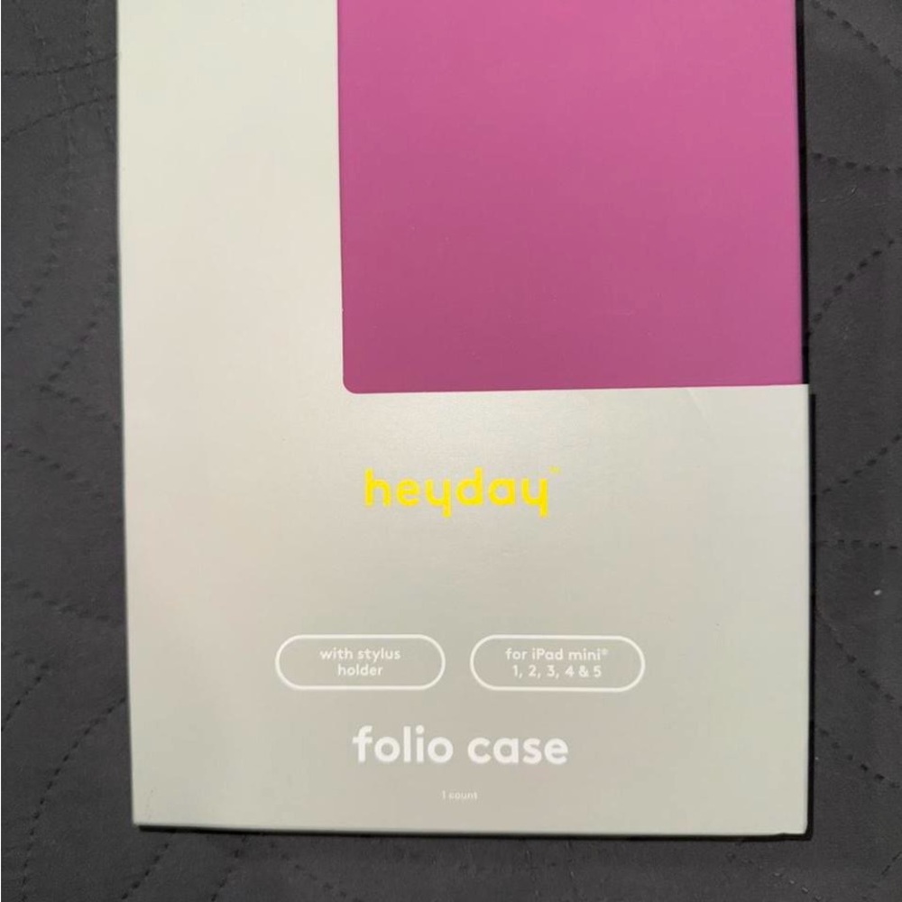 heyday Folio Case for iPad Mini - Bright Pink